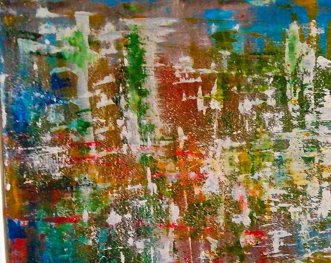 Giulia Cernetig - Citta' di mare, Acrilico su tela 60X50