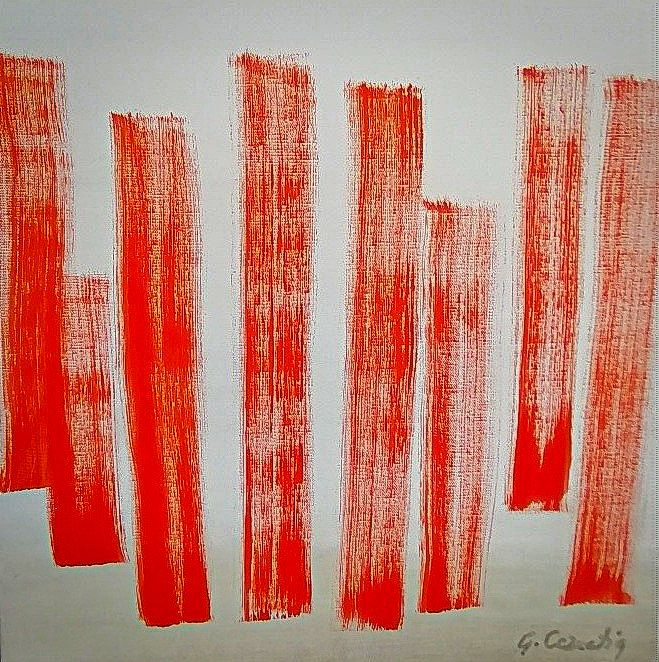 Giulia Cernetig - La Foresta, Olio su tela 50x50, di Giulia Cernetig