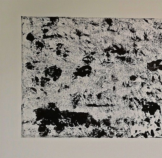 Giulia Cernetig - Serie Monocromie 3, Olio su tela 50x50 (Collezione privata)