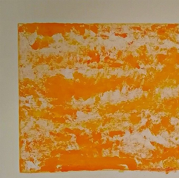 Giulia Cernetig - Serie Monocromie 2, Olio su tela 50x50