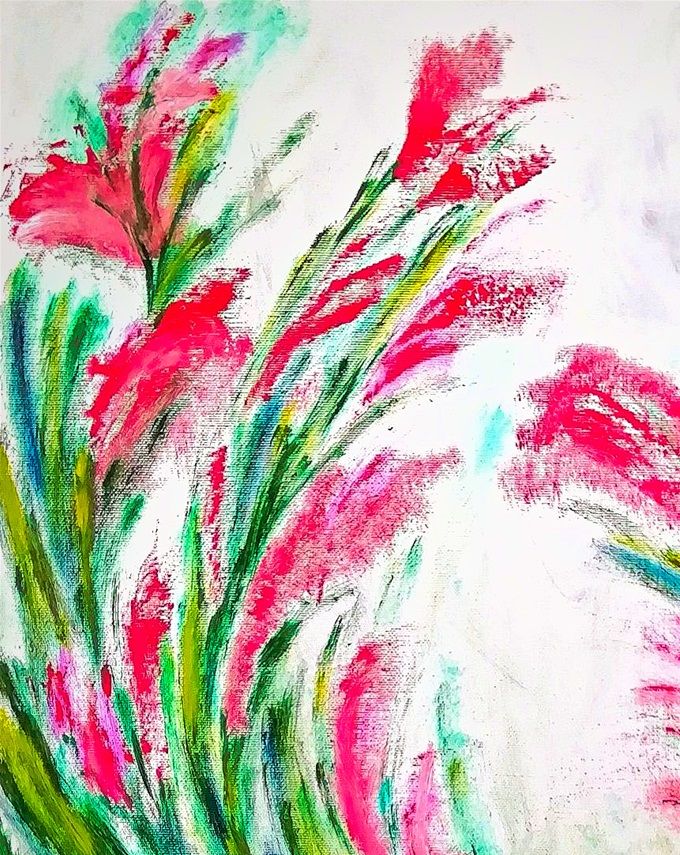 Giulia Cernetig - Soffio di primavera, Olio su tela 40x50