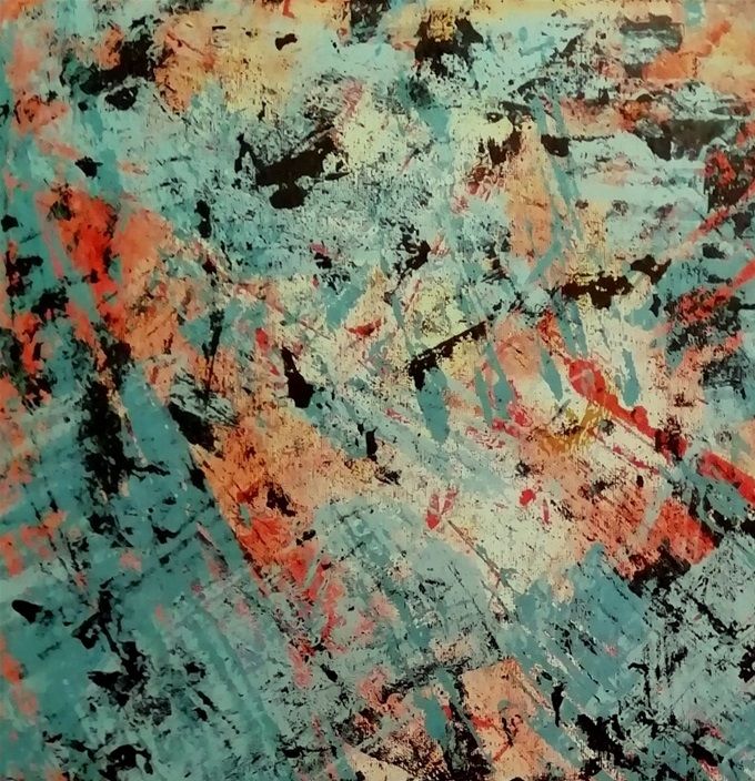 Giulia Cernetig - Euphoria, acrilico 60x60