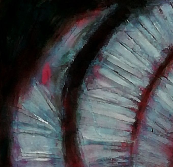 Giulia Cernetig - Le radici del tempo, Acrilico 60x60