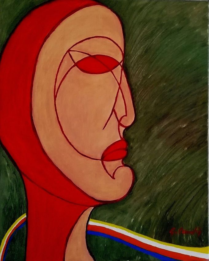 Giulia Cernetig - La complessita' dell'essenziale, Olio su tela 40x50